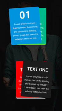 Sliding Mini Text Blocks