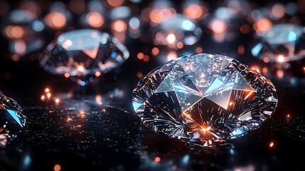 Cyberpunk world night traffic lights high resolution picture