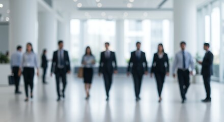 Business people moving office