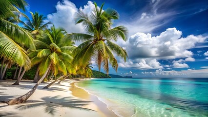 palm tree on the beach