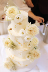 Elegant Luxury Tiered Wedding Cake – Sugar-Free, European Wedding Tradition & Premium Sweets