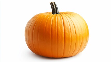 Obraz premium Orange pumpkin, whole, isolated