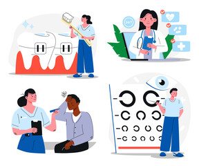 Collection of Medical Examination by Doctors.