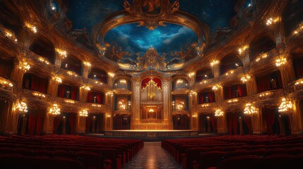 Obraz premium Grand theater interior