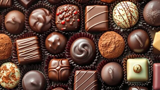 National Chocolate Day assorted chocolates, October 28th