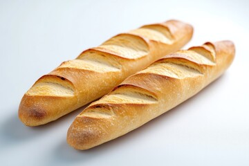 Two artisanal baguettes