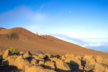 Haleakala Observatory landscape, Maui, Hawaii
