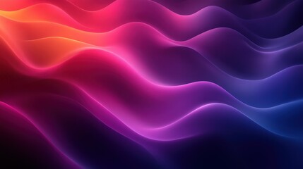 Fototapeta premium Abstract Colorful Waves Pattern with Vibrant Color Gradients