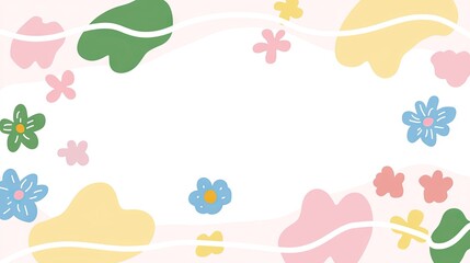 Abstract floral design background, perfect for social media or web templates