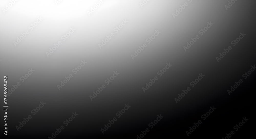 Poster soothing gradient transition from white to charcoal for background use