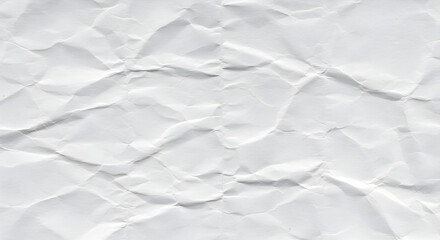 Abstract crumpled white paper texture great for use as a design element