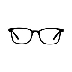 Fototapeta premium Black Glasses Icon - Vector Illustration