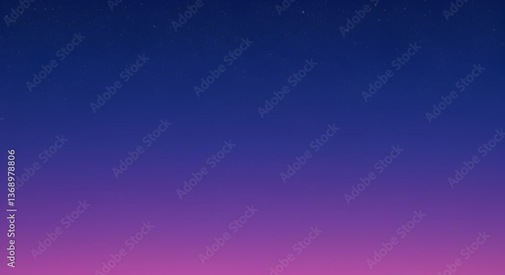 Poster twilight gradient celestial backdrop with subtle stars and cosmic color blend