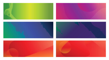 Obraz premium Abstract Colorful Gradient Backgrounds (2)