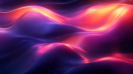 Obraz premium Colorful waves ripple through space realm high resolution wallpaper