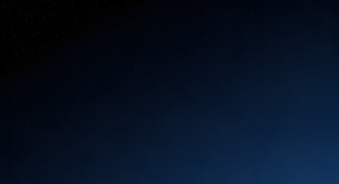 Seamless cosmic gradient from pure black to deep navy blue, sprinkled with stars