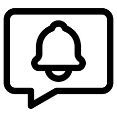 Fototapeta premium Message Notification Icon Element For Design