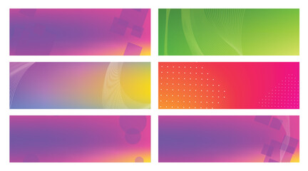 Abstract Colorful Gradient Backgrounds (1)