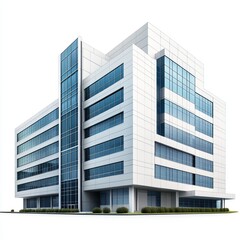 hospital building White background