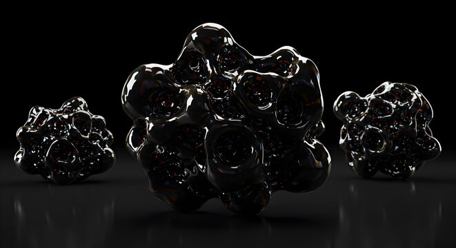 Captivating ferrofluid formations in dynamic equilibrium under magnetic influence