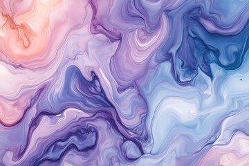 Obraz premium Abstract fluid art swirls, pastel colors, background texture, design