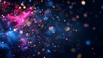 Colorful Abstract Glitter Background Design