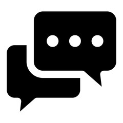 Chat Bubble Icon Element For Design