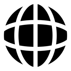 Globe Icon Element For Design