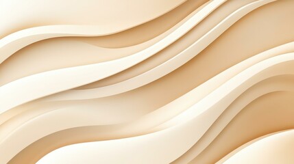 Obraz premium Discover a soft, light beige abstract background with minimal wavy textures for a modern touch to your design projects.