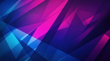 Obraz premium A vibrant abstract design featuring intersecting lines and translucent shapes in blue and purple hues, bringing life to any space.