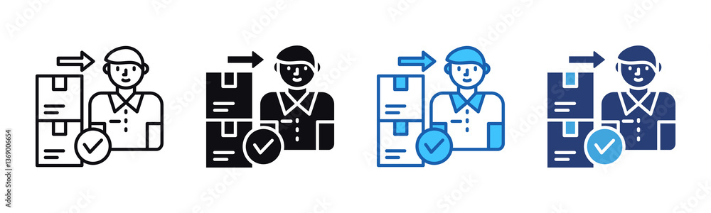 Poster Customer icon sheet multiple style collection