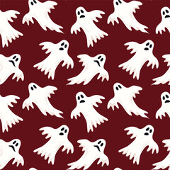 Halloween ghost pattern