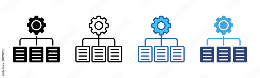 Poster Framework icon sheet multiple style collection