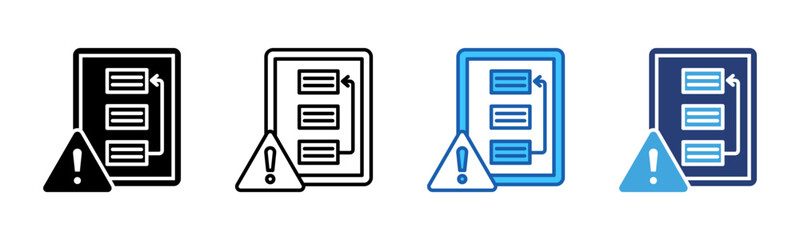 Prioritization icon sheet multiple style collection