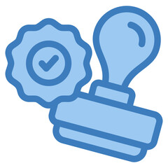 Approval Stamp Icon Element For Design
