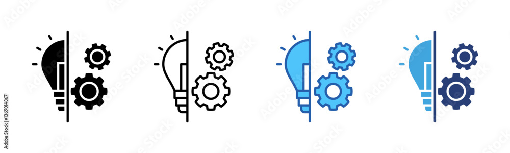 Poster Idea icon sheet multiple style collection