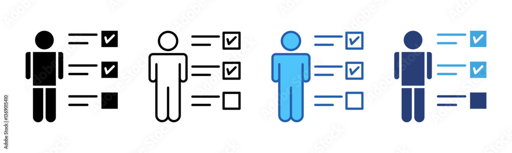 Poster Skill icon sheet multiple style collection