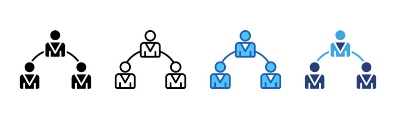 Organization icon sheet multiple style collection