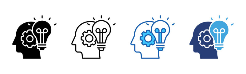 Ideas icon sheet multiple style collection