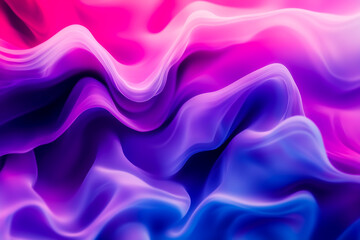 Obraz premium A vibrant abstract image with a blend of colors and fluid textures, creating a modern and dreamy feel. Perfect for digital art and design visuals.