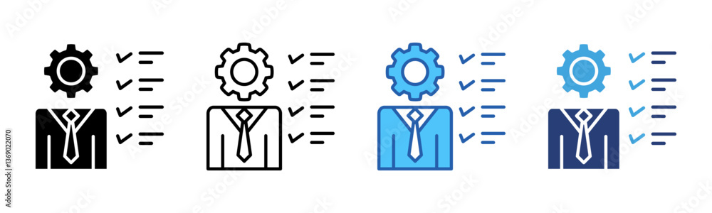Poster Skill icon sheet multiple style collection