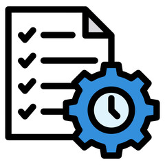 Time Management Icon Element For Design