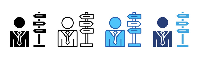 Guidance icon sheet multiple style collection