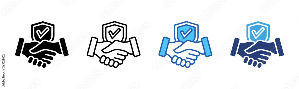 Poster Trust icon sheet multiple style collection