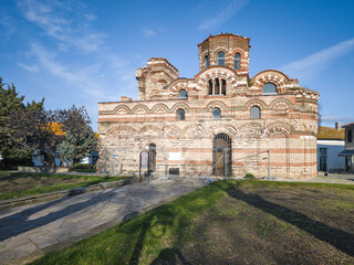 Fototapeta premium Panorama of The Old town of Nessebar, Bulgaria