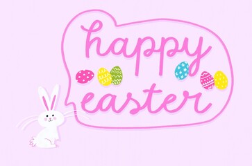 Happy easter bunny
