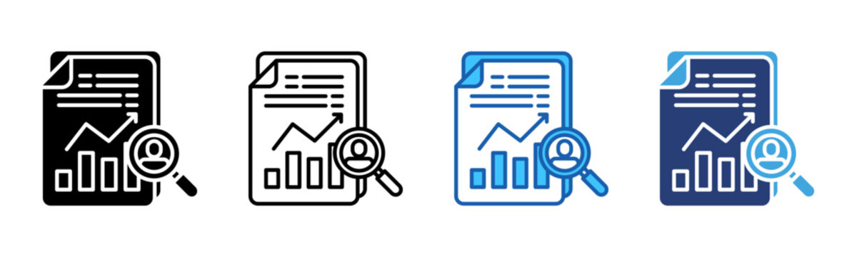 Auditor icon sheet multiple style collection