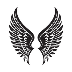 Obraz premium Wing Icon, Flight Symbol
