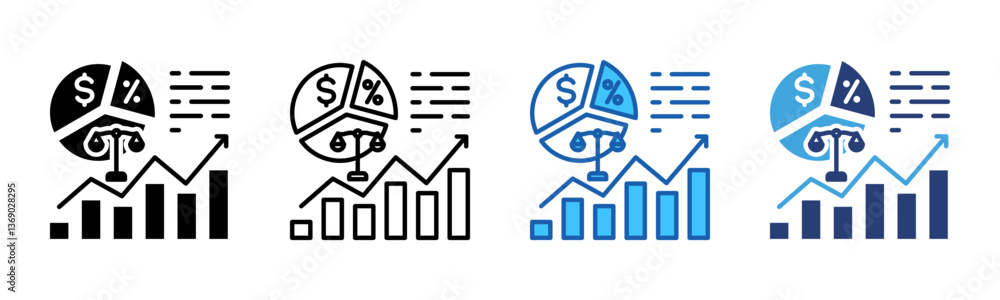 Poster Ebit icon sheet multiple style collection
