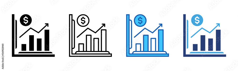 Poster sales icon sheet multiple style collection